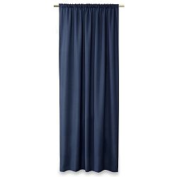 AmeliaHome Závěs Oxford Pleat navy, 140 x 250 cm