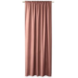AmeliaHome Závěs Oxford Pleat růžová, 140 x 250 cm