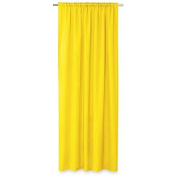 AmeliaHome Závěs Oxford Pleat žlutá, 140 x 250 cm