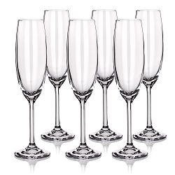 Banquet 6dílná sada sklenic na šampaňské, 220 ml