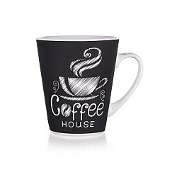 Banquet Hrnek COFFEE House 360 ml, 6 ks, černá