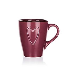 Banquet Hrnek keramický HEART 310 ml, 6 ks, 