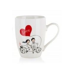Banquet Keramický hrnek Good Mornig Love II, 340 ml