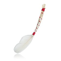 Banquet Mašlovačka z peří 19 cm

