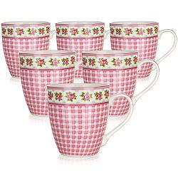 Banquet Sada hrnků CANDY 240 ml, 6 ks, růžová