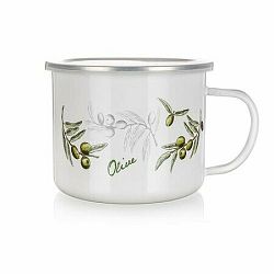 Banquet Smaltovaný hrnek s víčkem Olives 1,4 l 