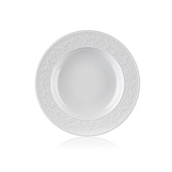 Banquet Talíř porcelánový hluboký SILVIA, 22 cm