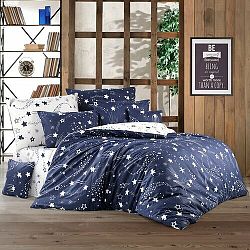 BedTex Bavlněné povlečení Galaxy modrá