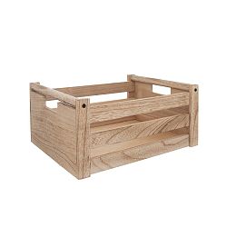 Bedýnka dřevo dekorace A NATURAL 26x16x12 cm 