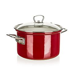 Belis Smaltovaný hrnec s poklicí, 20 cm