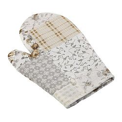 Bellatex Chňapka Ema Patchwork béžová, 28 x 28 cm