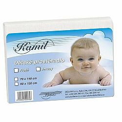 Bellatex Dětské jersey prostěradlo, bílá