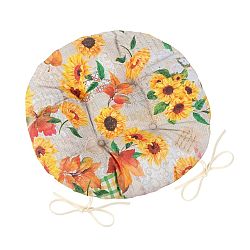 Bellatex Sedák kulatý Ema Slunečnice, 40 cm