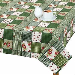 Bellatex Ubrus Adéla Patchwork zelená