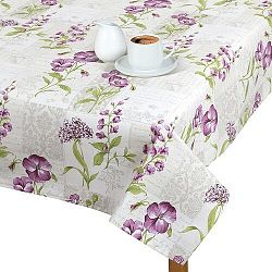 Bellatex Ubrus EMA 120x140cm Fialové květy