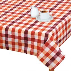 Bellatex Ubrus EMA Kostka terra, 120 x 140 cm