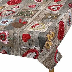 Bellatex Ubrus srdce, 120 x 140 cm