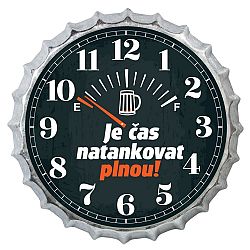 Bohemia Gifts Hodiny - Čas tankovat, 35 cm