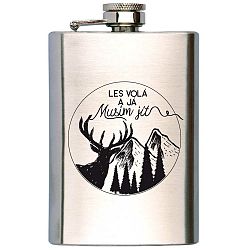 Bohemia Gifts Placatka na alkohol - Les volá, 200 ml