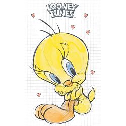 Carbotex Dětský ručník Tweety Bílý, 30 x 50 cm