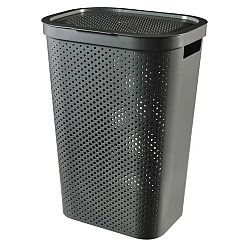Curver Koš na špinavé prádlo INFINITY 59 l, tm. šedá