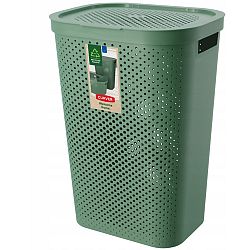 Curver Koš na špinavé prádlo INFINITY 59 l, zelená