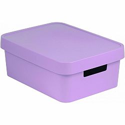 Curver Úložný box s víkem INFINITY 11 l, fialová