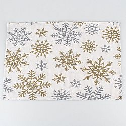 Dakls Prostírání Snowflakes bílá, 33 x 48 cm