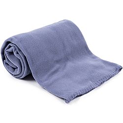 Deka fleece tmavě šedá, 130 x 160 cm