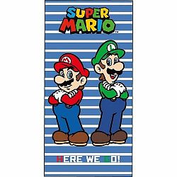 Dětská osuška Super Mario a Luigi, 70 x 140 cm