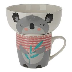Dětská sada misky a hrnku Koala, porcelán