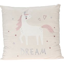 Dětský polštář Unicorn dream bílá, 40 x 40 cm