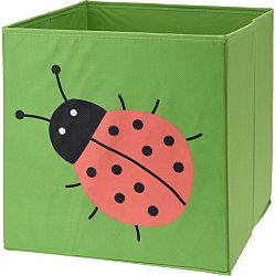 Dětský textilní úložný box Beruška, 30 x 30 x 30 cm