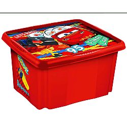 Dětský úložný box Auta, 38 x 28,5 x 20,5 cm