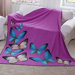 Domarex Deka BUTTERFLY 3D fialová, 150 x 200 cm