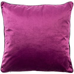 Domarex Polštář Glamour Velvet fialová, 40 x 40 cm