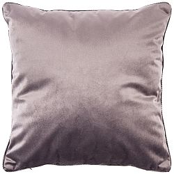 Domarex Polštář Glamour Velvet šedá, 40 x 40 cm