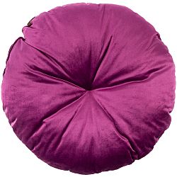 Domarex Polštář kulatý Velvet fialová, 50 cm