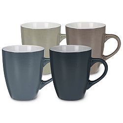 EH 4dílná sada kameninových hrnků Classic, 340 ml