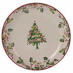 EH Hluboký vánoční talíř Yule, 21 cm, stromek