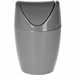 EH Kosmetický odpadkový koš Bare 1,5 l, šedá