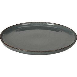 EH Porcelánový mělký talíř Dark Grey, 24 cm