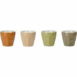 EH Sada porcelánových šálků Pastel 90 ml, 4 ks