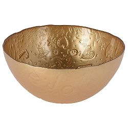 EH Vánoční mísa Gold, 21 cm