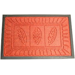 FAVE Rohožka Listy, červená, 40 x 60 cm