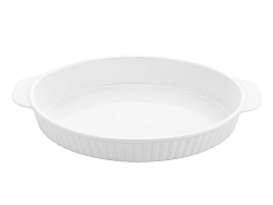 Florina Keramická zapékací mísa oválná 30 cm, bílá