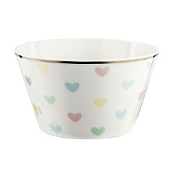Florina Porcelánová miska Srdíčka, 13 cm, 
