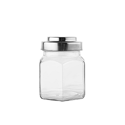 Florina Skleněná dóza Prizmo, 0,5 l 
