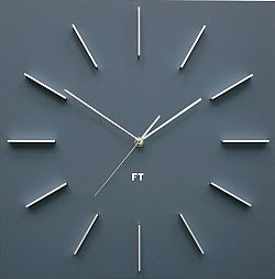 Future Time FT1010GY Square grey Designové 