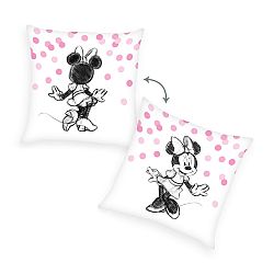 Herding Polštářek Minnie Mouse Puntíky, 40 x 40 cm